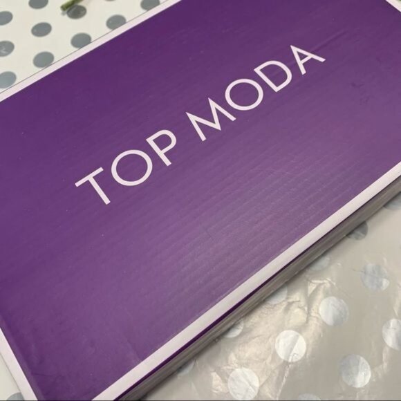 Womens Top Moda Fuzzy Open-Toe Pink Slippers Size 8 New In Box - Picture 8 of 10